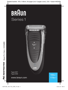 Instrukcja Braun 170s-1 Series 1 Golarka