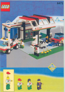Manual de uso Lego set 6472 City Gasolinera Octan