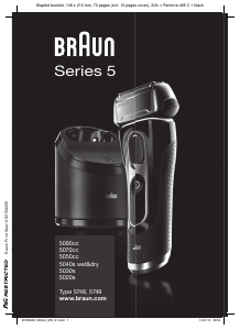 Εγχειρίδιο Braun 5040s Series 5 Ξυριστική μηχανή