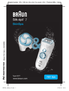 Handleiding Braun 7921 Spa Silk-epil 7 Epilator