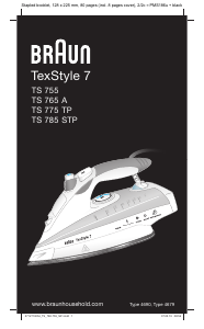 Priručnik Braun TS 775 TP TexStyle 7 Glačalo