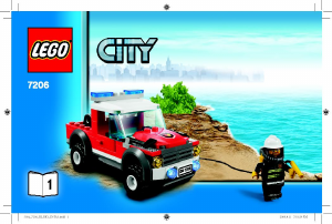 Bruksanvisning Lego set 7206 City Brandhelikopter