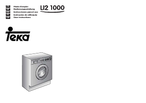 Manual Teka LI2 1200 Washing Machine