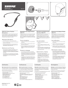 Manual de uso Shure SM31FH Headset