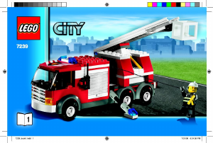 Bruksanvisning Lego set 7239 City Brandbil