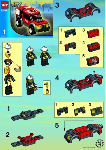 Bedienungsanleitung Lego set 7240 City Feuerwehr-Hauptquartier