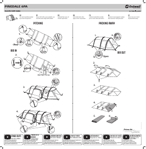 Handleiding Outwell Pinedale 6PA Tent