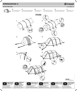 Bedienungsanleitung Outwell Springwood 5 Zelt