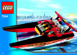 Εγχειρίδιο Lego set 7244 City Ταχεία βενζινάκατος