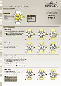 Handleiding Invicta Lupah 18900 Horloge