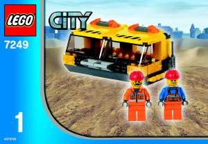 Hoe dan ook Doodskaak Overeenkomend Handleiding Lego set 7249 City XXL mobiele kraan