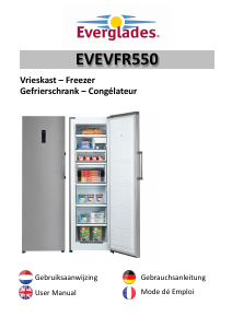 Manual Everglades EVFR550 Freezer