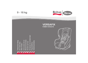 Manuale Britax-Römer Versafix Seggiolino per auto