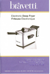 Manual Bravetti F1060B Deep Fryer