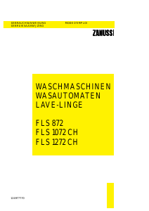 Handleiding Zanussi FLS 872 CH Wasmachine