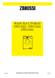 Bedienungsanleitung Zanussi ZWG 6141 Waschmaschine