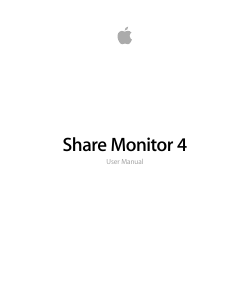 Handleiding Apple Share Monitor 4