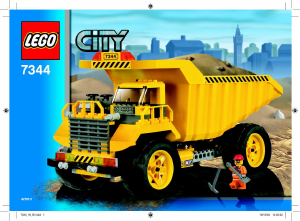 Mode d’emploi Lego set 7344 City Le Camion à Benne Basculante