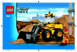Bruksanvisning Lego set 7630 City Frontlastare