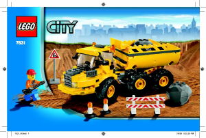 Manuale Lego set 7631 City Camion della spazzatura