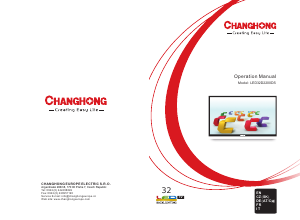 Manual Changhong LED32D2200DS LED Television