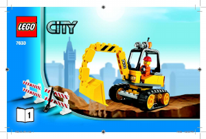 Manuale Lego set 7633 City Cantiere stradale