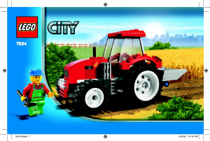 Manual Lego set 7634 City Tractor