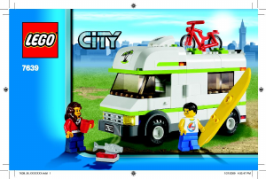 Brugsanvisning Lego set 7639 City Autocamper