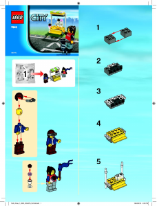 Handleiding Lego set 7643 City Propellor vliegtuig