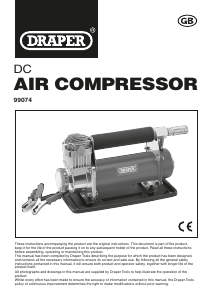 Handleiding Draper DA12/150/B Compressor