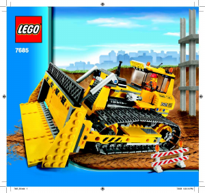 Mode d’emploi Lego set 7685 City Le bulldozer