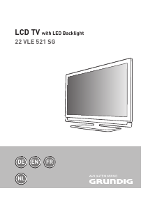 Bedienungsanleitung Grundig 22 VLE 521 SG LCD fernseher