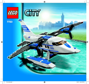 Manual de uso Lego set 7723 City Hidroavión de policía