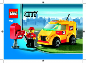 Brugsanvisning Lego set 7731 City Postbil og postkasse