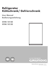 Manual Grundig GTMI 10130 Refrigerator