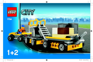 Bruksanvisning Lego set 7734 City Transportflygplan