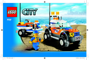 Brugsanvisning Lego set 7737 City Kystvagt 4WD og jetscooter