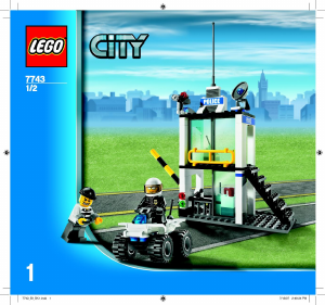 Bedienungsanleitung Lego set 7743 City Polizei Überwachungswagen