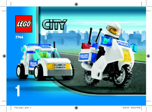 Bruksanvisning Lego set 7744 City Polisstation