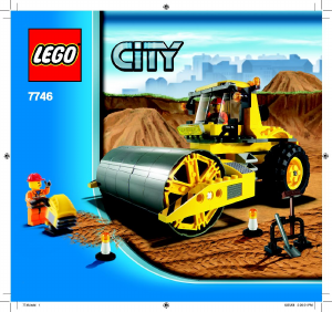 Handleiding Lego set 7746 City Wegenbouw wals