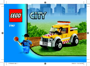 Handleiding Lego set 7747 City Windturbine transport