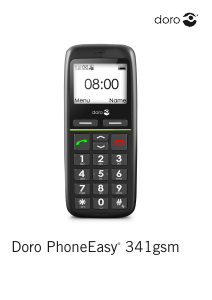 Manual de uso Doro PhoneEasy 341gsm Teléfono móvil