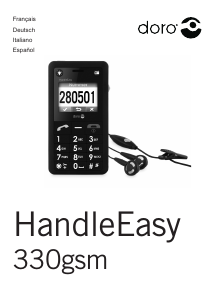 Manual de uso Doro HandleEasy 330GSM Teléfono móvil