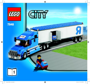 Manuale Lego set 7848 City Camion Toys ‘R' Us