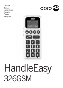 Manuale Doro HandleEasy 326GSM Telefono cellulare