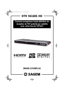 Mode d’emploi Sagem DTR 94160S HD Récepteur numérique