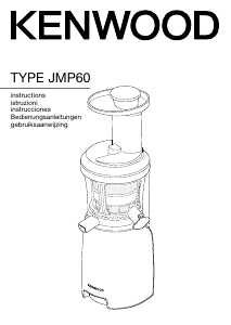 Manual Kenwood JMP600SI PureJuice Centrifugadora