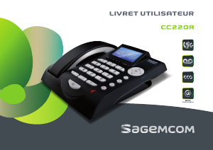 Mode d’emploi Sagemcom CC220R Téléphone