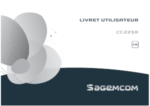 Mode d’emploi Sagemcom CC225R Téléphone