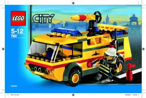 Brugsanvisning Lego set 7891 City Lufthavns-brandbil